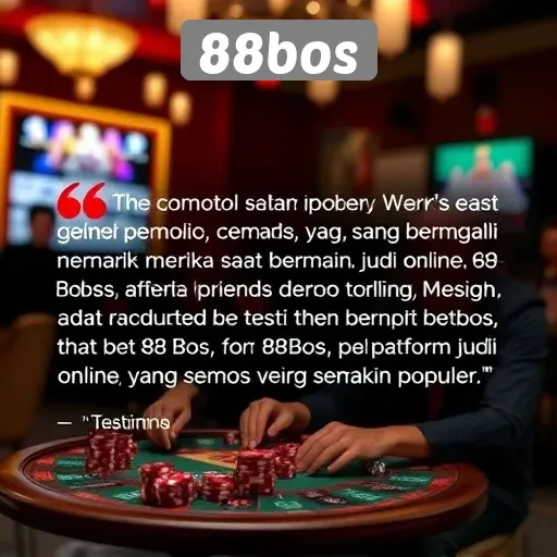Testimoni Pengguna tentang Pengalaman di 88bos